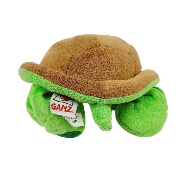 Ganz Webkinz Turtle 9 inch Plush Green Brown Stuffed Animal Toy HM150 No Code - Picture 3 of 10